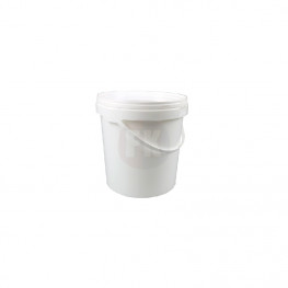 Plastové vedro s viečkom - 1L biele 